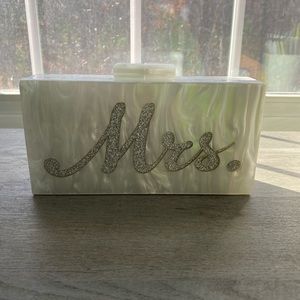 Rae of Light Mrs. Acrylic Box Bag with Acrylic Clasp